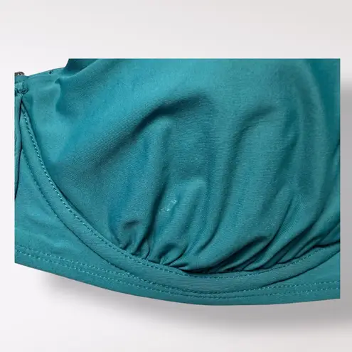 Anne cole NWT Green and Sunshine Floral High Waist Bikini XXL UPF 50 Vacation - Image 4