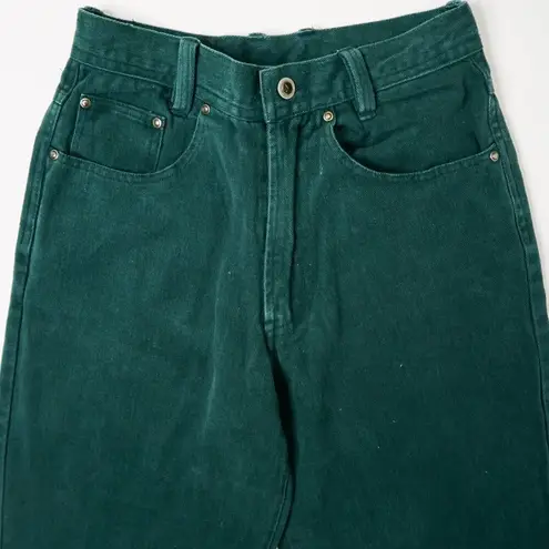 Vintage 80s Morgan Wear Green High Waisted Jeans Size 26