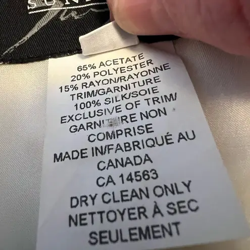 Sunny Choi Saks Fifth Avenue Blazer Jacket Embroidered Sequin Mandarin Collar 14