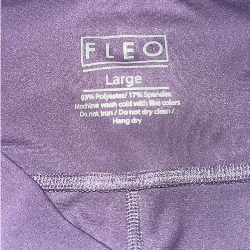 Fleo cropped leggings Purple Size L