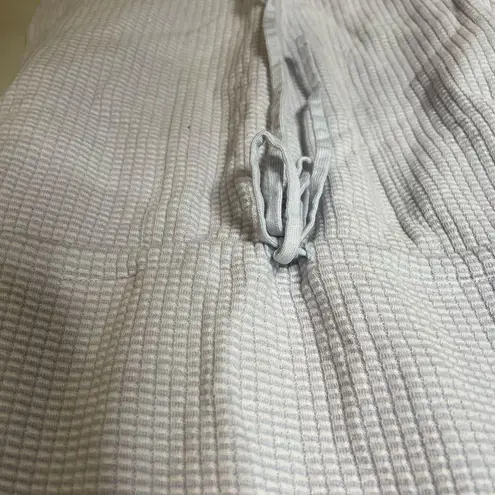 Lilla P Tie Waist Tank Dress Clearwater Waffle Small Excellent Condition Gray