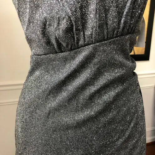 Max & Ash Dress Black Silver Glitter NWT M L Black