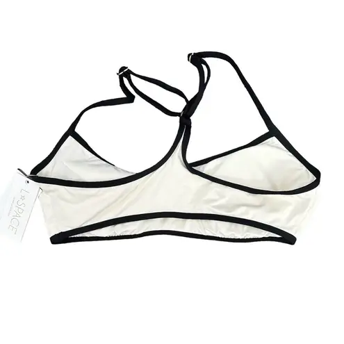 l*space NWT L* Pamela Bikini Top Cream Black