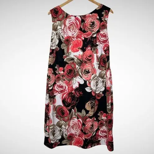 Connected Apparel Connected Woman Sleeveless Floral Sheath Dress Please Read Below