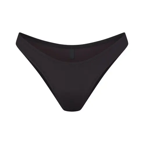 SKIMS Signature Swim Cheeky Tanga Bottom Onyx
Size Large