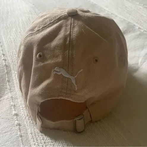 Puma women’s baseball cap hat light pink cream