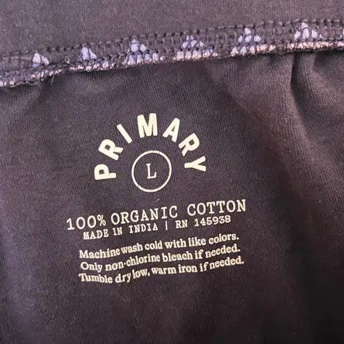 Adult Organic PJ Pants Festive Fair Isle Navy Blue Unisex Size Large Pockets