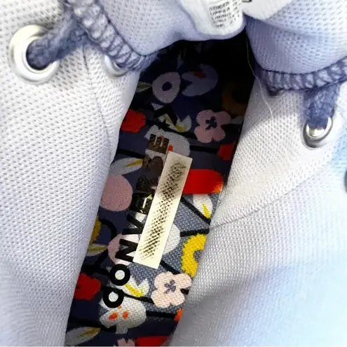 Converse CTAS High We Are Stronger Together Blue Canvas Embroidered Size 5.5 EUC