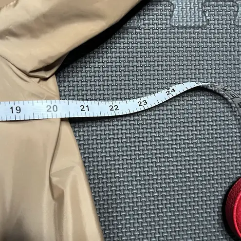 Lafayette 148 New York Coat Mackay Alpine Outerwear Knit Combo Tan Dickey Sz Sm