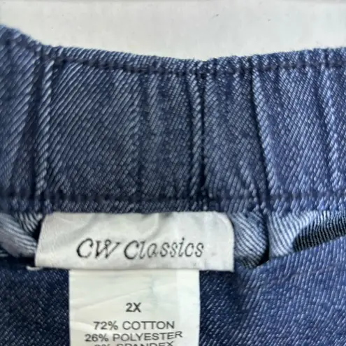 5/$25 CW classics pull on crop jeans 2X