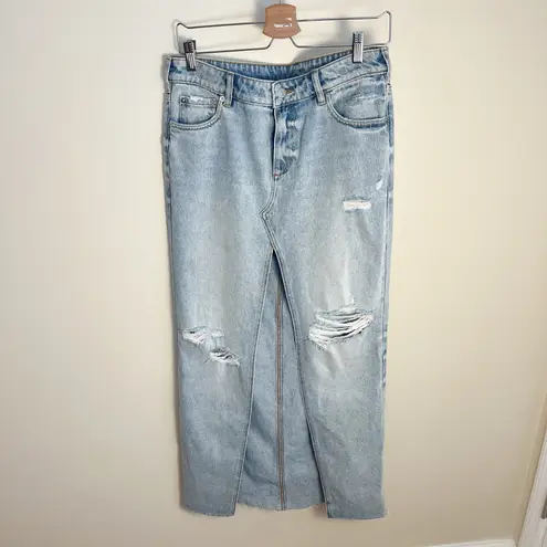 SER.O.YA Matilda Maxi Denim Skirt Size 26 (XS) Blue