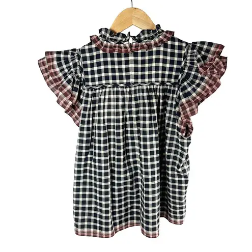 Ulla Johnson Arabel Flutter Sleeves Casual Top Size US 6 Eclipse