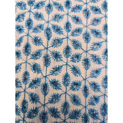 Lilly Pulitzer NWT Lily Pulitzer Zanzibar Eyelet Mr Peacock Blue Eyelet Size XSmall 001665