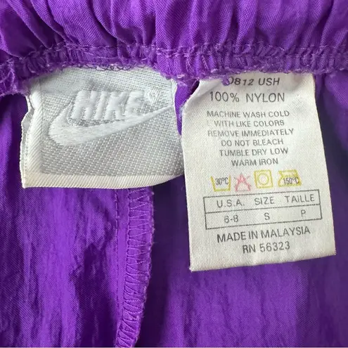 Nike Vintage  purple windbreaker pants size small