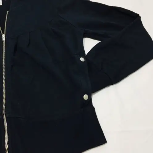 Loft Ann Taylor  Black hooded jacket