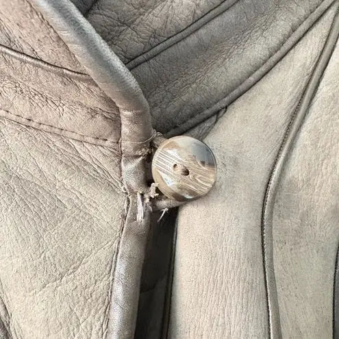 Vintage Max Harder made in West Germany brown lambskin coat women's 38 / 8