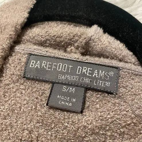 Barefoot Dreams Calypso CozyChicLite Ombré Cardigan in Beige Black Medium