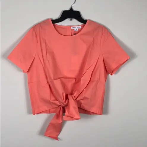 Love Riche Top Button Back Tie Front