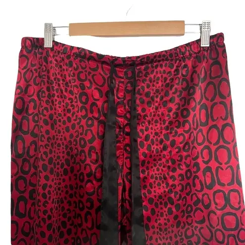 Oscar de la Renta OSCAR DE LE RENTA Red Cheetah Sleepwear Set