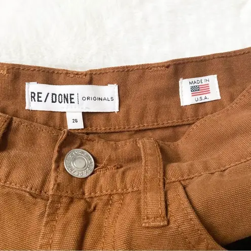 RE/DONE  High Rise Stove Pipe Jeans