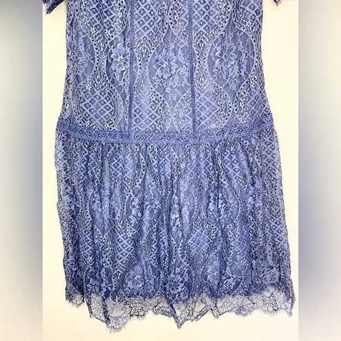 Sundance  Blue Lace Overlay Dress Size S