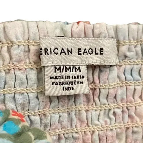 American Eagle NWT  Floral Tie Crop Top Size Medium‎