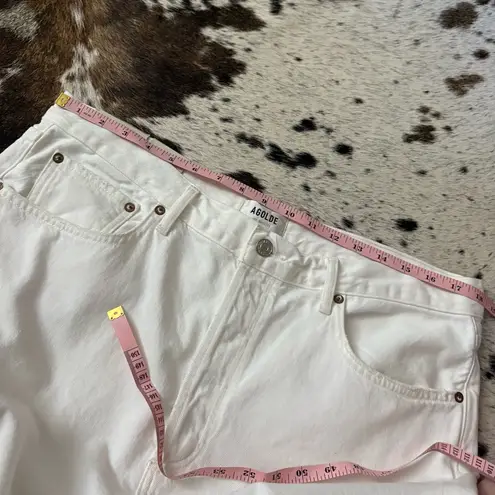 AGOLDE ‎ Fran Low Slung Easy Straight Jeans in Milkshake Size 31