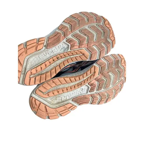 Saucony Womens Guide ISO Everun Running Tennis Shoes Gray Peach Blue Size 8.5