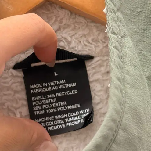 Vuori Cozy Sherpa Popover Women's Sherpa Pullover in Dune Large Fall Winter Cozy