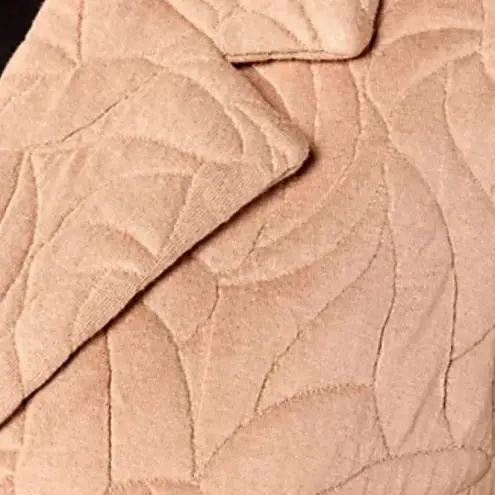 Susan Graver Regular Quilted Knit Notch Collar Fully Lined Jacket