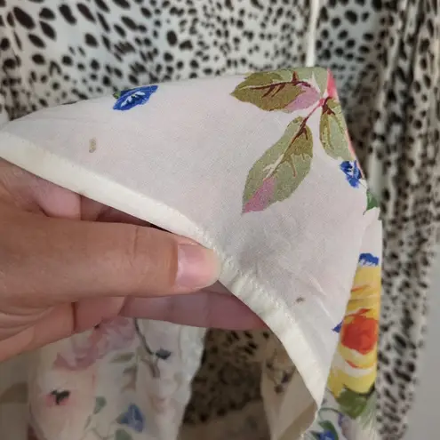 Johnny Was Oksana Panel Short Coverup Dress Multicolor Prints Women's Small