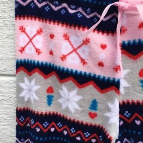 Women’s Winter Fuzzy Pajama Lounge Pants Large New Pink