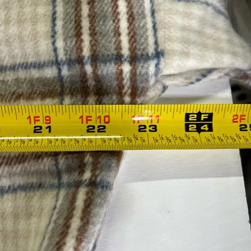 Altar'd State Altar’d State neutral shacket oversized S plaid fall winter soft outdoor plaid - Image 7