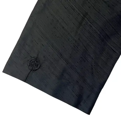 Lee Andersen Womens 3X Vamp Pants Cropped Black Silk USA