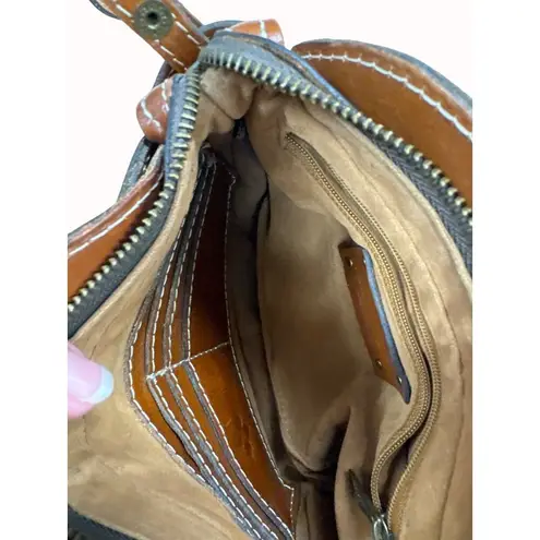 Patricia Nash Italian Women’s Brown Leather Purse/Crossbody SKU 5034