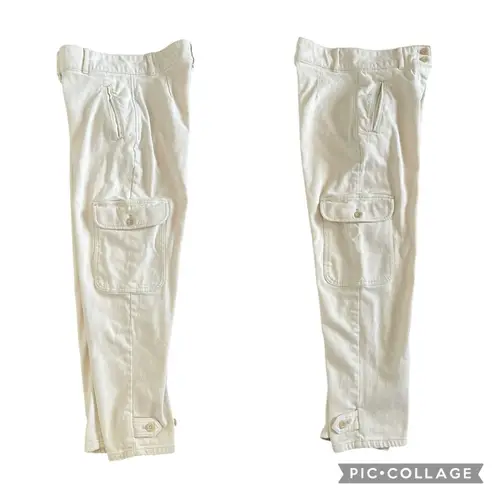 Wilfred Aritzia Free Modern Cargo Pants Off White Button Fly Women’s Size 2