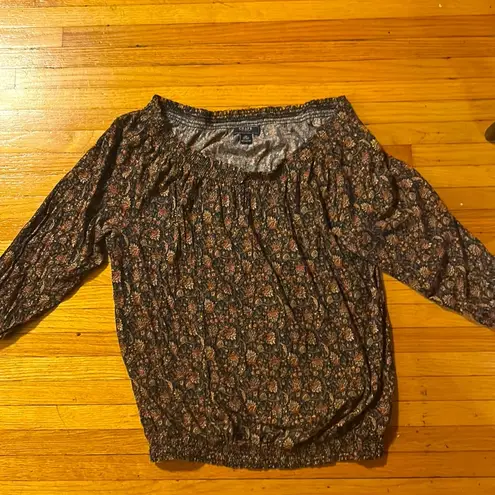 CHAPS Floral Blouse from Target 1X Excellent Condition thumbnail 3