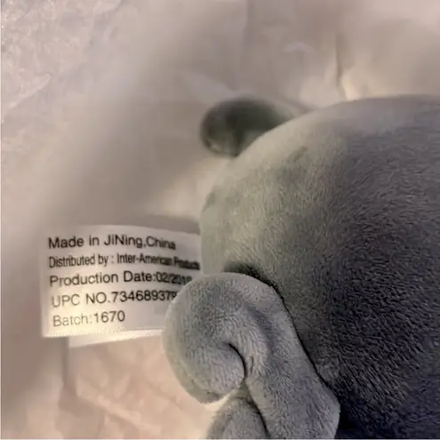 Matt the Manatee Squishmallows Clip On Rare Original Gray