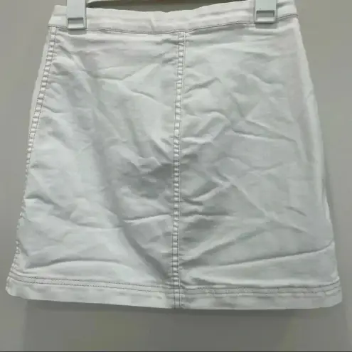 Free Press Free People White Denim Skirt  Size 6