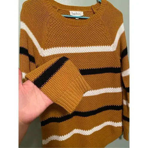 Cloud Chaser  Cable Knit Crew Neck Sweater Size Large thumbnail 3