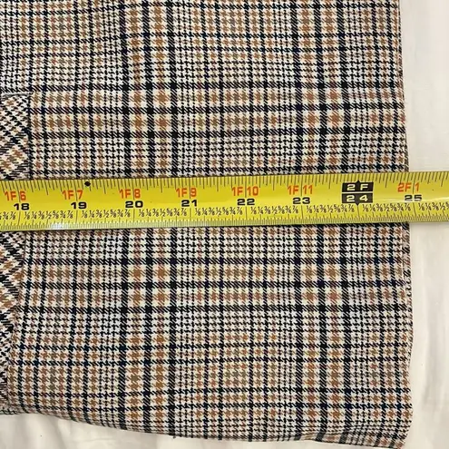 J. Jill Mendocino Plaid Blazer Womens Size Small Tigers Eye 2489014YQS NEW Brown