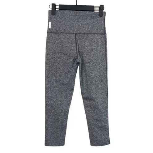Zella  Capri Pant Athleisure Leggings Cotton Spandex Hidden Pocket XS Grey #2782