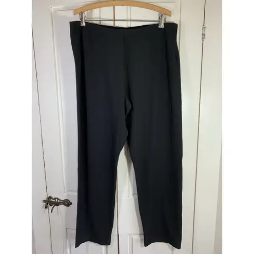 Habitat  Clothes To Live‎ In Black Pull On Elastic Waist Pants Womens XL Lagom