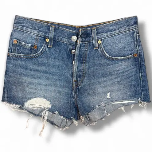 Levi's Blue Jean Shorts Size 24