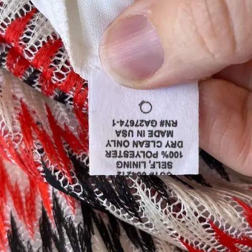 Eva Franco Valeria Skirt In Heartthrob Stripe Size 8. NEW