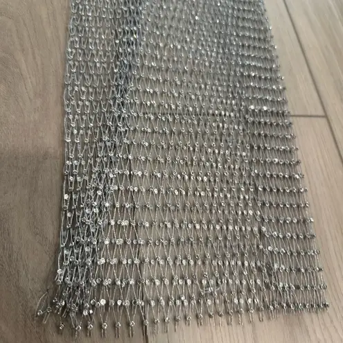 Rhinestone jewel bikini cover Black Size undefined