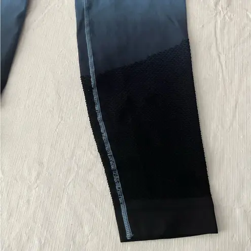 Shefit Slate Gray Ombre Cropped Fit High Rise Crosswaist Athletic Leggings Size 16