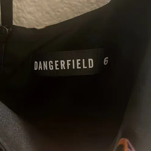 ✨Dangerfield 90's Style Kitten Sheer Sz 6 Dress Black✨ Black