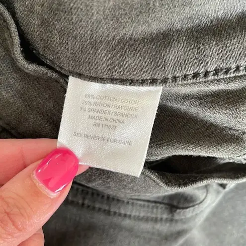 Lila Ryan Louise Mid Rise Jeans. Skinny. Size 29. Olive green.