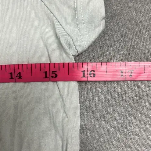 Marine layer Light Blue Green Crewneck T Shirt XS Short Sleeve Cotton Modal